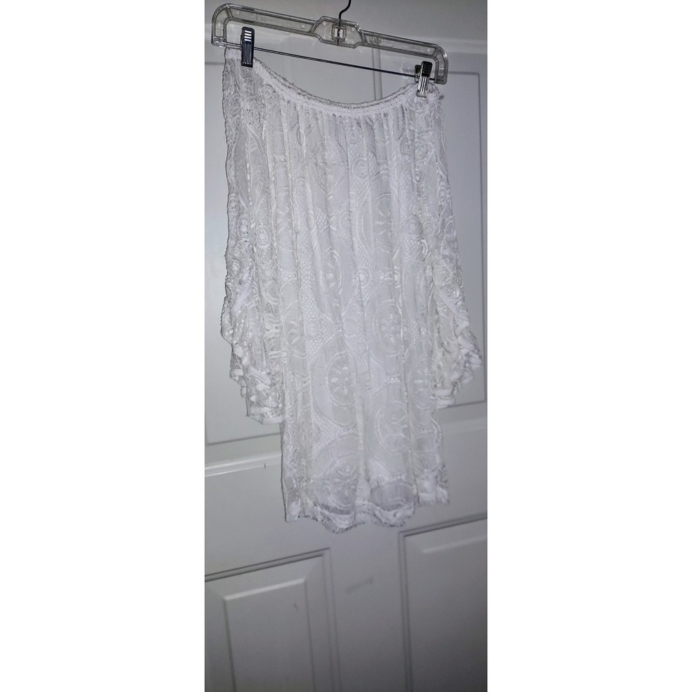 Lily White Lace Off The Shoulder Top Size M